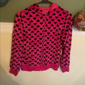 Girls velour hoodie